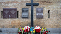 Upamiętnienie 160. rocznicy Powstania Styczniowego w Twierdzy Kijowskiej. Fot. PAP/V. Ratynskyi