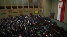 Warszawa, 08.02.2023. Posłowie na sali obrad Sejmu w Warszawie