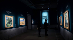 Wystawa dzieł Vincenta van Gogha w Palazzo Bonaparte. Fot. PAP/EPA