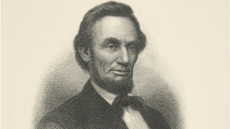 Abraham Lincoln na grafice z połowy XIX wieku. Źródło: Polona.