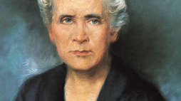 Portret Marii Skłodowskiej-Curie autorstwa Zygmunta Nilusteina. Fot. PAP/Reprodukcja/W. Kryński