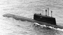 Sowiecki okręt podwodny K-278. Źródło: Wikimedia Commons