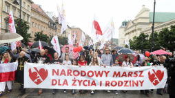 Marsz dla Życia i Rodziny na ulicach Warszawy, 2023 r. PAP/T. Gzell