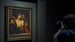 “Ecce Homo” Caravaggia w muzeum Prado w Madrycie. Fot. PAP/EPA