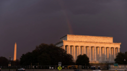 Mauzoleum Lincolna w Waszyngtonie. Fot. PAP/EPA