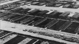 Zdjęcie lotnicze KL Majdanek, czerwiec 1944 r. Źródło: en.wikipedia
