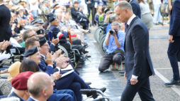 Prezydent Andrzej Duda podczas uroczystości z okazji 80. rocznicy Powstania Warszawskiego, fot. PAP/R. Guz