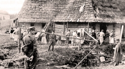 Wysiedlenie ludności ukraińskiej w ramach akcji „Wisła” w 1947 r. /Źródło: en.wikipedia