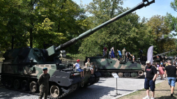 Pokaz współczesnego uzbrojenia i sprzętu wojskowego na terenie Muzeum Wojska Polskiego. Warszawa, 15.08.2024. Fot. PAP/R. Pietruszka