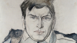 Portret porucznika Juliusza Kadena-Bandrowskiego, autorstwa Leopolda Gottlieba. PAP/Reprodukcja Jerzy Ochoński