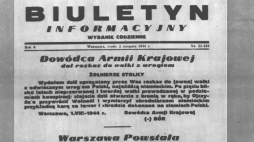 Biuletyn Infornmacyjny z 2 sierpnia 1944r. PAP/CAF/Reprodukcja 