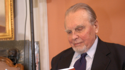 Czesław Miłosz w Krakowie, fot. PAP/J. Bednarczyk