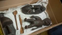 Eksponaty z Muzeum Archeologicznego i Etnograficznego w Łodzi PAP/Grzegorz Michałowski