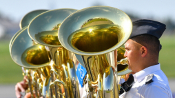 Orkiestra Reprezentacyjna Sił Powietrznych. PAP/Radek Pietruszka