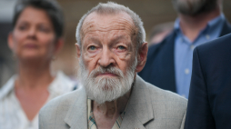 Ostatni żyjący obrońca Reduty PWPW Juliusz Kulesza podczas uroczystości w siedzibie Polskiej Wytwórni Papierów Wartościowych w Warszawie 02.08.2024. Fot. PAP/M. Obara