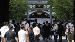 Świątynia Yasukuni. 15.08.2024. Fot. PAP/EPA