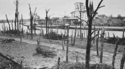 Westerplatte po zakończeniu walk. 07.09.1939. Fot. PAP/Reprodukcja