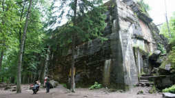 Bunkier Hitlera w Wilczym Szańcu. Fot. PAP/M. Kaczyńska