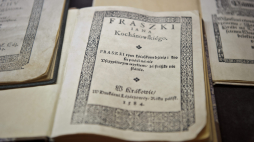 „Fraszki” Jana Kochanowskiego z 1584 roku. PAP/Wojciech Pacewicz