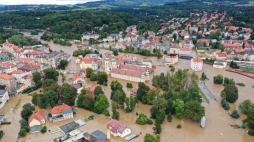 Zalane centrum Kłodzka, 15 września 2024 r. PAP/Maciej Kulczyński