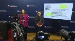 Konferencja prasowa poświęcona programom wspierającym realizację priorytetów kulturalnych prezydencji Polski w Radzie UE. Fot. PAP/P. Nowak