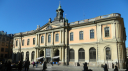 Budynek Giełdy w Sztokholmie, siedziba Akademii. Fot. Wikipedia.