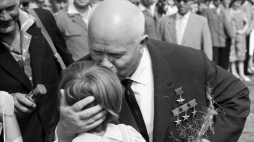 Nikita Chruszczow podczas wizyty w Warszawie w lipcu 1964 r., fot. PAP/Z. Matuszewski
