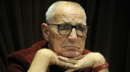 Leszek Szaruga w stołecznym Klubie Księgarza w 2018 r. PAP/Andrzej Rybczyński