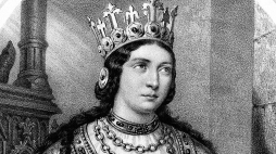 Wyobrażenie Jadwigi z wizerunków królów polskich autorstwa Aleksandra Lessera (XIX w.). Fot. Wikipedia.
