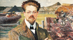 Portret Władysława Stanisława Reymonta (1905), pędzla Jacka Malczewskiego. Fot. PAP/Reprodukcja/J. Morek