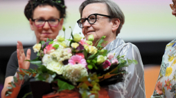 Agnieszka Holland i Olga Tokarczuk, fot. PAP/G. Michałowski