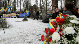 Uroczystości dla upamiętnienia Tragedii Górnośląskiej - masowych deportacji do obozów. Ofiarami tych działań padła cywilna ludność Górnego Śląska w 1945 r., fot. PAP/Z. Meissner
