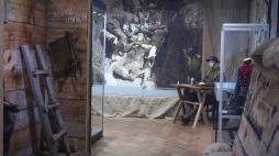 Wystawa „Dźwięki wojny - echa pokoju. 110 lat od Wielkiej Wojny” w Muzeum Wojska w Białymstoku. PAP/Artur Reszko