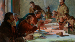 Jacek Malczewski „Wigilia na Syberii” /Źródło: wikipedia