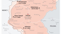 Powstanie Wielkopolskie, infografika: PAP