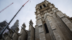 Katedra Notre Dame w Paryżu odbudowana po pożarze, fot. PAP/EPA/POOL/Ch.  Petit Teson