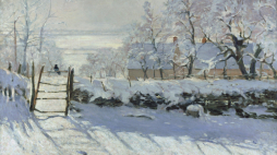 Claude Monet, Sroka /Fot. Google Art Project