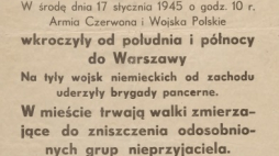 Dodatek nadzwyczajny „Życia Warszawy” z 17 stycznia 1945 r. /Źródło: Wikipedia