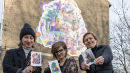 Mural wykonany z okazji 770-lecia praw miejskich Bytomia, fot. Archiwum UM Bytom/Łukasz Goik