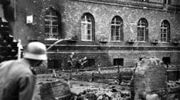 Obrona Poczty Polskiej w Gdańsku w 1939 r., fot. PAP/archiwum