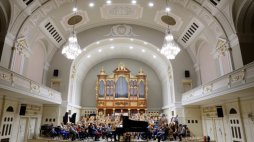 Próba przed koncertem przygotowywanym z okazji 70-lecia Filharmonii Poznańskiej.  PAP/Jakub Kaczmarczyk