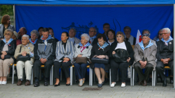 Ocaleni z obozu koncentracyjnego Auschwitz, 2023 r. PAP/Zbigniew Meissner