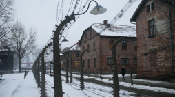Teren byłego niemieckiego nazistowskiego obozu koncentracyjnego Auschwitz. PAP/Jarek Praszkiewicz
