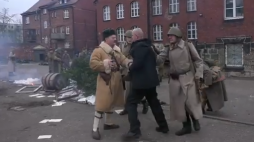 Inscenizacja historyczna - Walki o Miechowice 1945. Źródło: youtube.pl