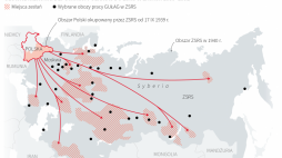 Deportacje Polaków w głąb Związku Sowieckiego, infografika PAP/Maciej Zieliński
