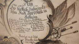 Plan Jarosławia z 1777 r. fot. Muzeum w Jarosławiu