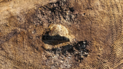 W miejscu przyszłego zbiornika retencyjnego prowadzone są badania, gdyż powstaje on na terenie zewidencjonowanego stanowiska archeologicznego. Fot. PIM
