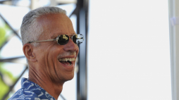 Amerykański pianista jazzowy Keith Jarrett podczas próby 51. festiwalu "Jazz a Juan" w Antibes Juan Les Pins, Francja, 16 lipca 2011 r. EPA/Bruno Bebert Corbis Out 