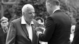 Mieczysław Buczkowski został w 2022 r. odznaczony przez prezydenta Andrzeja Dudę, fot. PAP/Radek Pietruszka