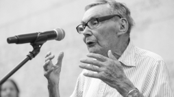 Marian Turski (1926-2025), fot. PAP/Rafał Guz